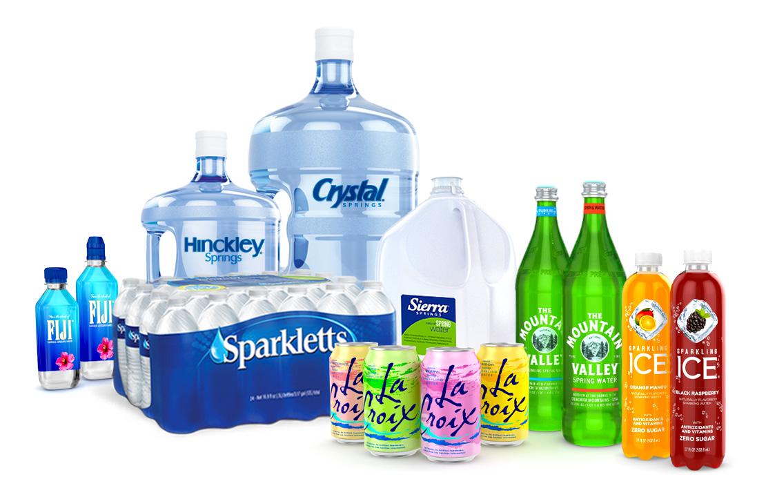 Bottled water products